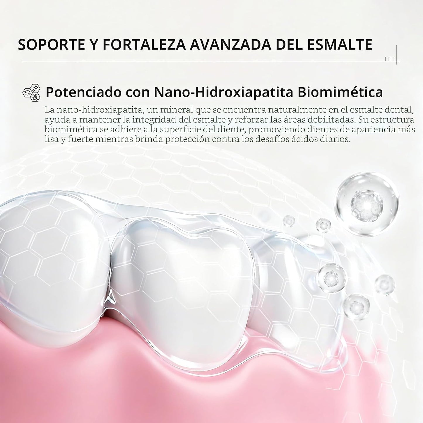 ¿Sensibilidad dental o esmalte débil? Repara tus dientes mientras los blanqueas - Crema Dental Con Nano Hidroxiapatita al 7.5% (LA ORIGINAL)